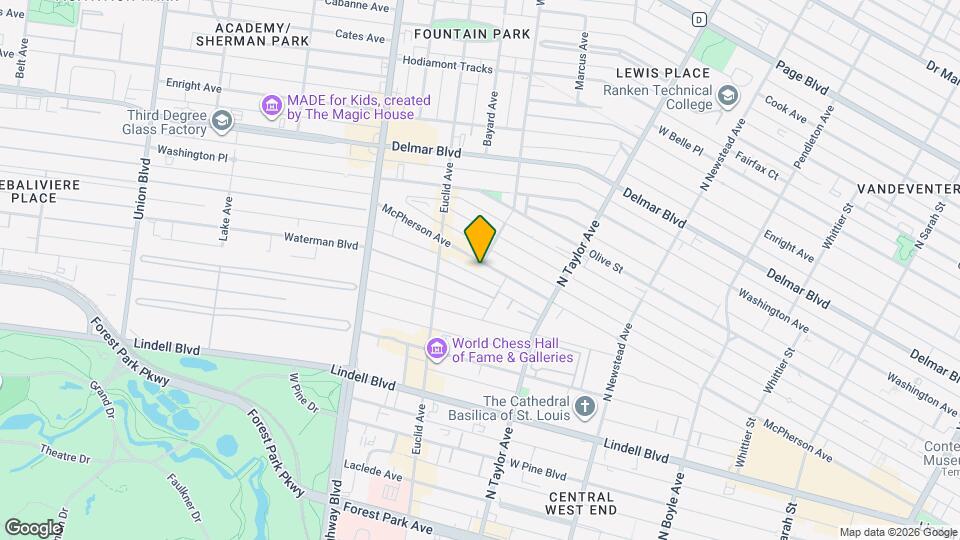 4628 McPherson Ave, Unit 1 w Map and Location Details