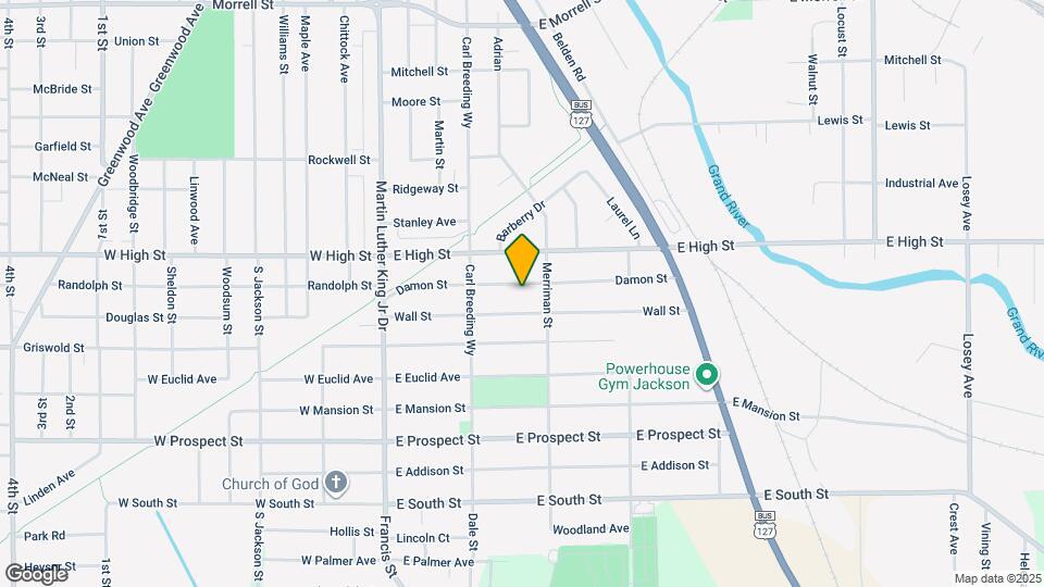 233 Damon St Map and Location Details