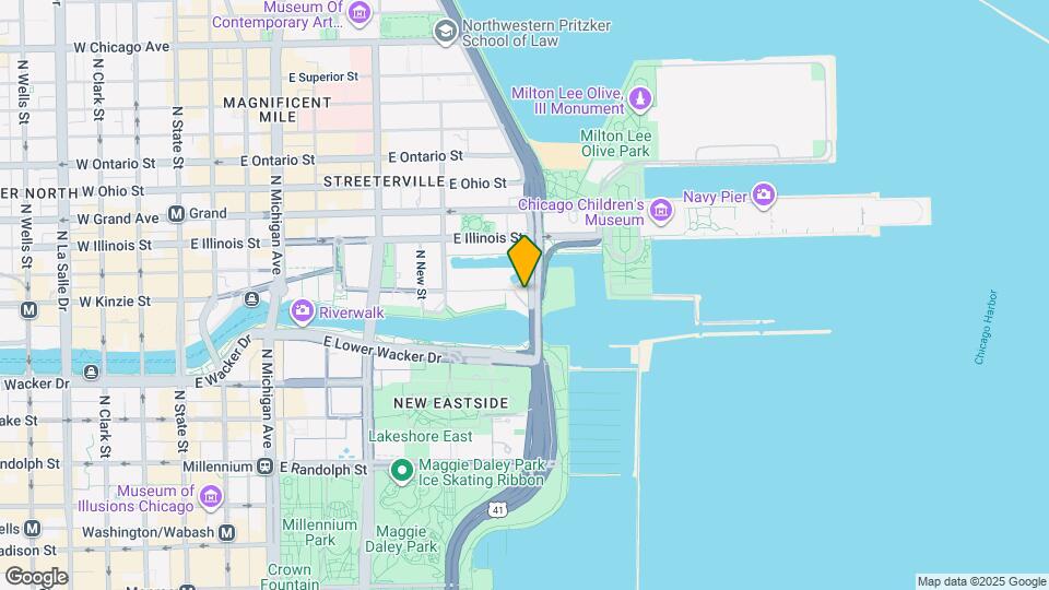 415 E North Water St Map and Location Details