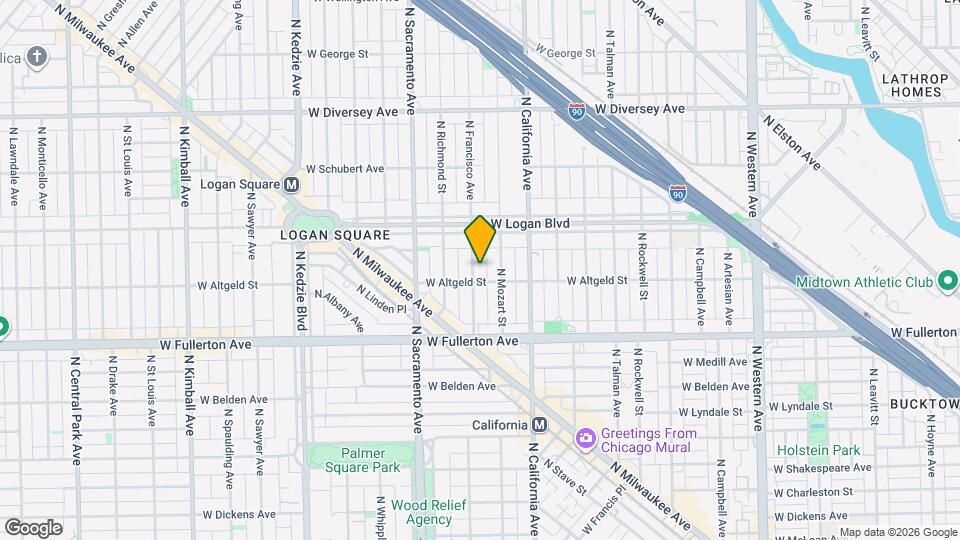 2511 N Francisco Ave Mapa y Detalles de la Ubicación