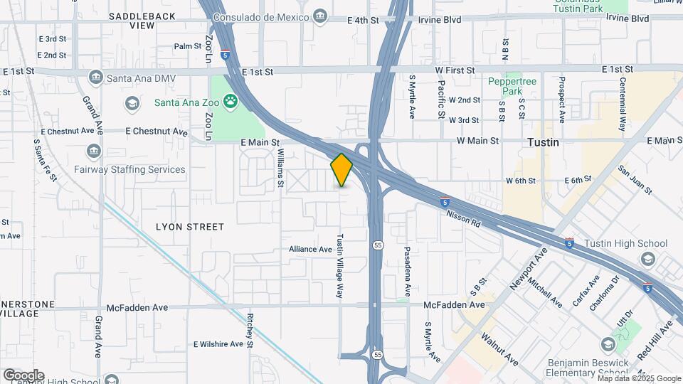 15500 Tustin Village Way Map and Location Details