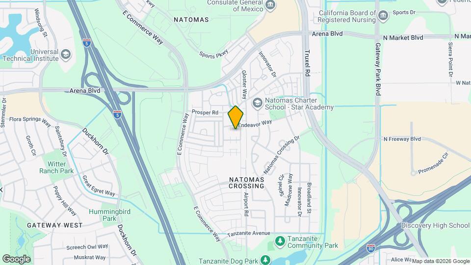 2324 Endeavor Way Map and Location Details