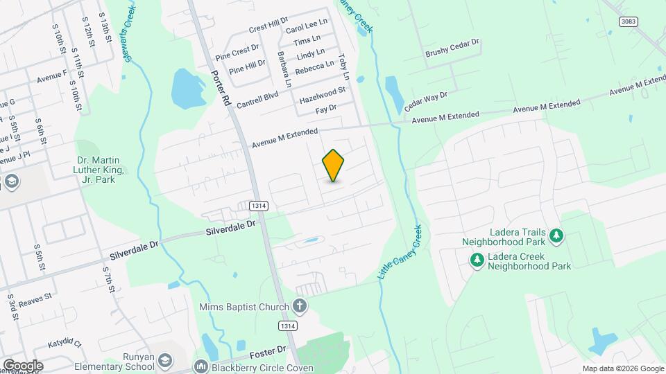 1609 Peach Dale Ct Map and Location Details