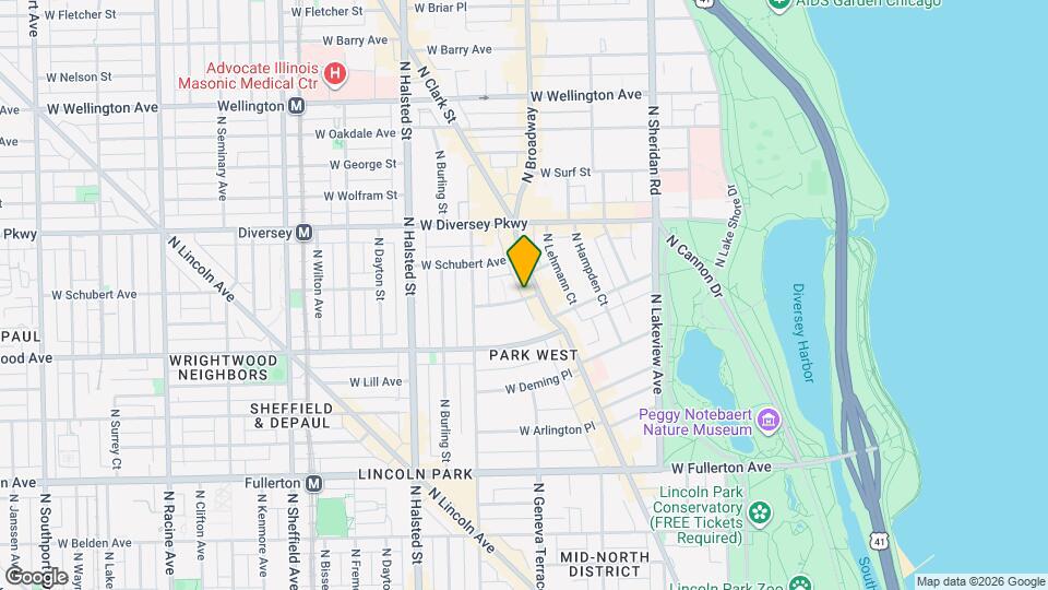 600 W Drummond Pl Map and Location Details