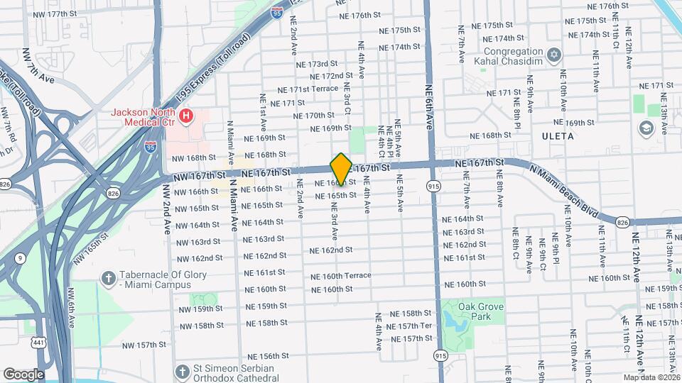 315 NE 165th St Map and Location Details