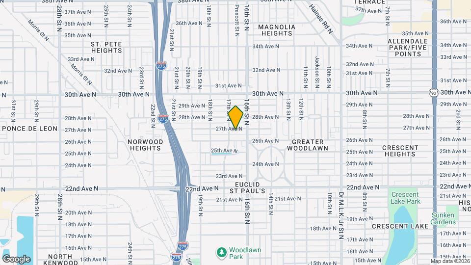 1648 27th Ave N Map and Location Details