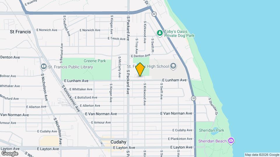 3642 E Lunham Ave Map and Location Details