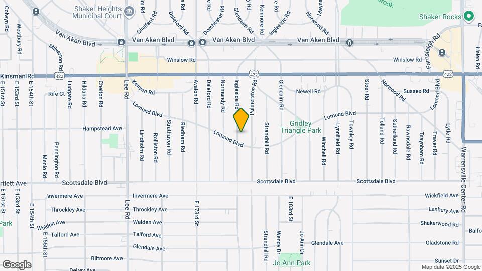 3641 Ingleside Rd, Unit DN Map and Location Details
