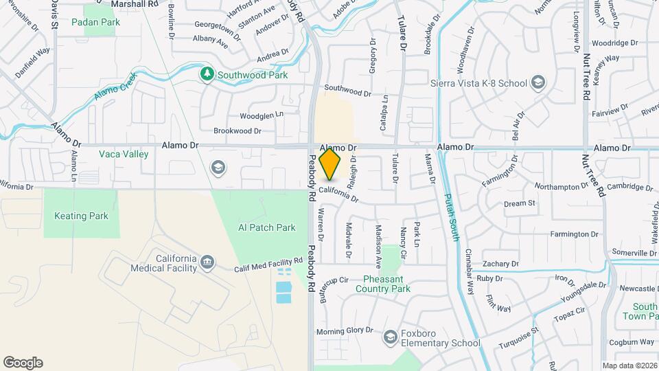 2031 California Dr Map and Location Details