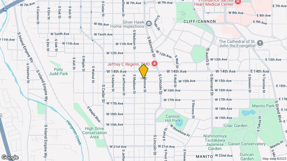 1422 S Monroe St Map and Location Details
