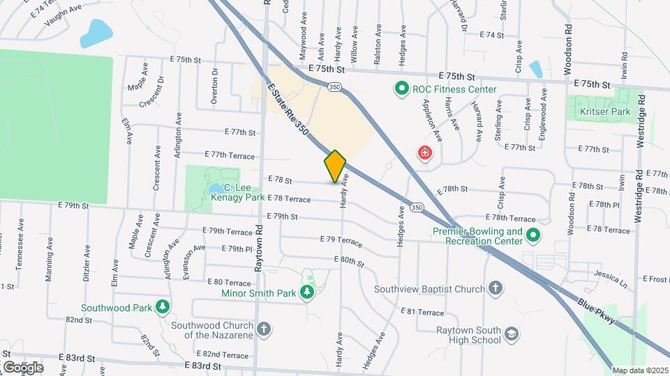 10319 E 78 St Mapa y Detalles de la Ubicación