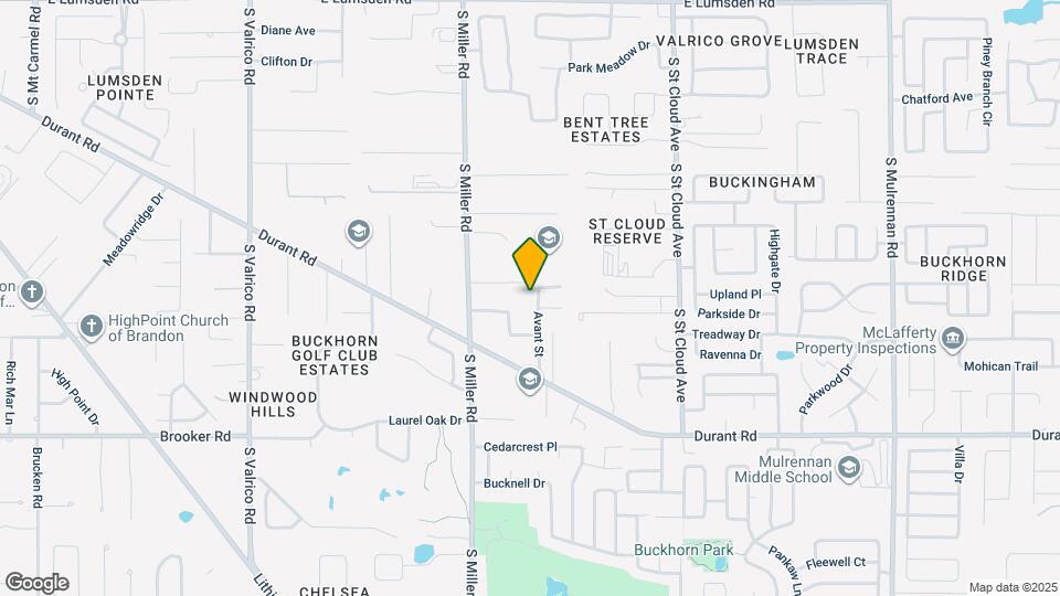 1702 Avant St, Unit Valrico Cottage Map and Location Details