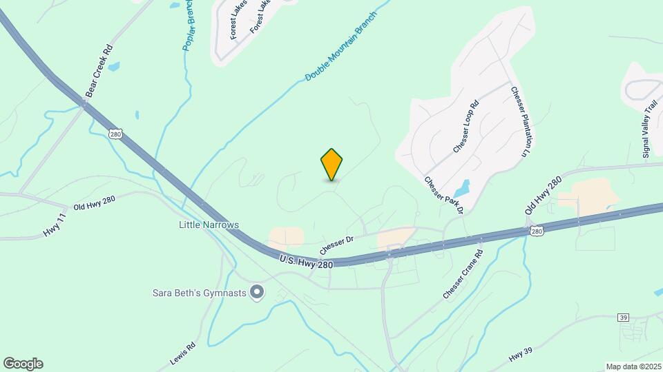 601 Foothills Trace Map and Location Details