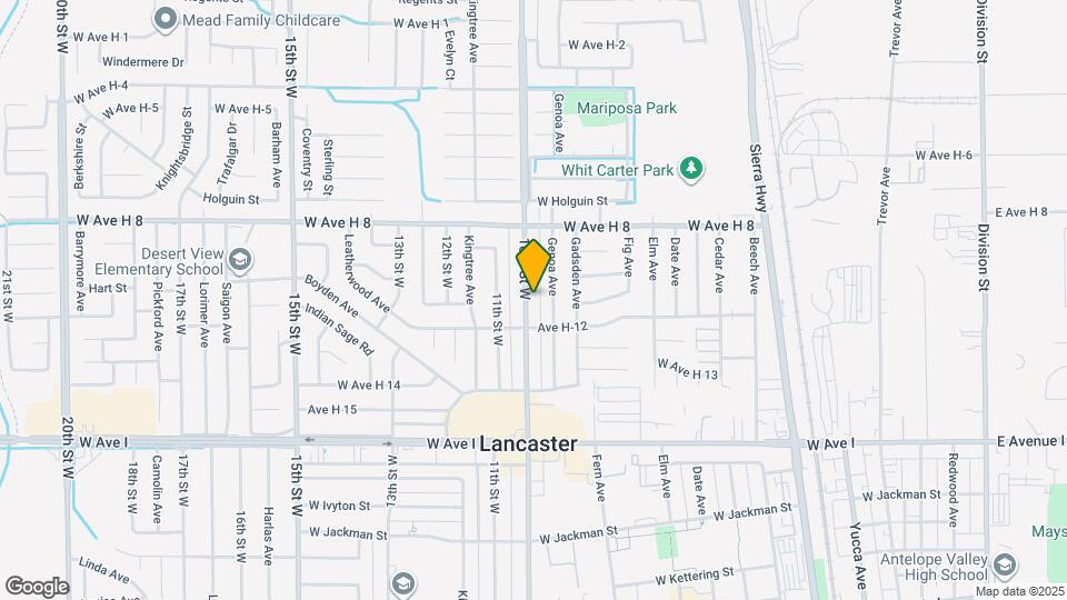 45426 10th St W Mapa y Detalles de la Ubicación