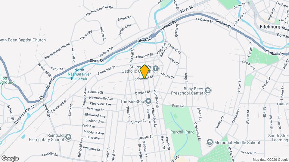 9 Chester St, Unit U1 Map and Location Details