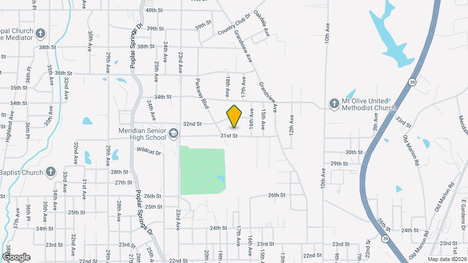 1636 31st St Map and Location Details