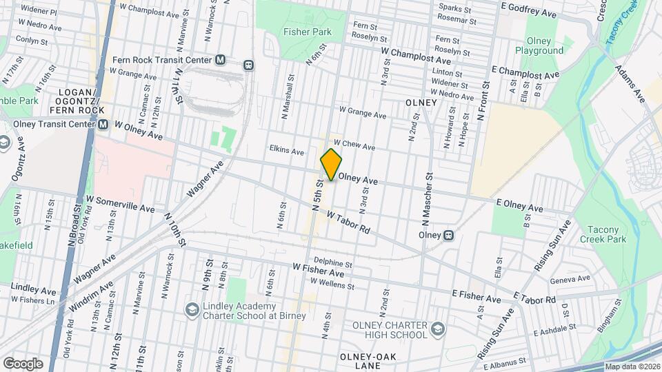 5544 N Lawrence St Map and Location Details