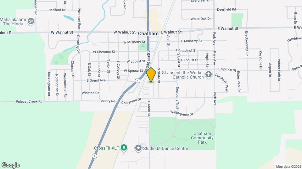 402 S Main St Map and Location Details