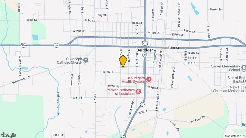 406 S Division St Map and Location Details