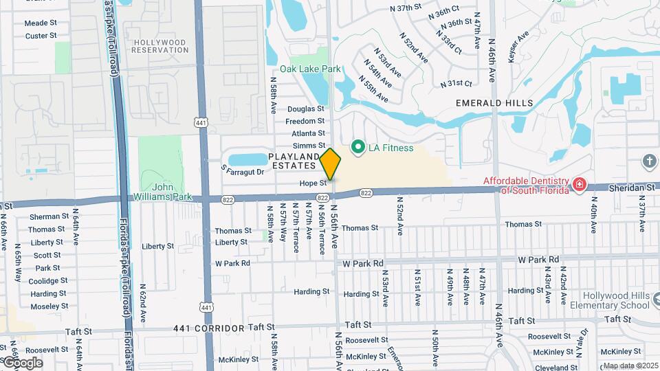 5600 Hope St Map and Location Details