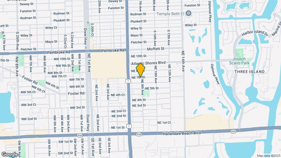 720 NE 7th St Map and Location Details