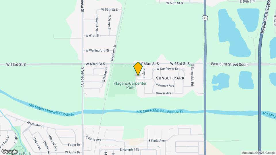 6446 Mabel St Map and Location Details