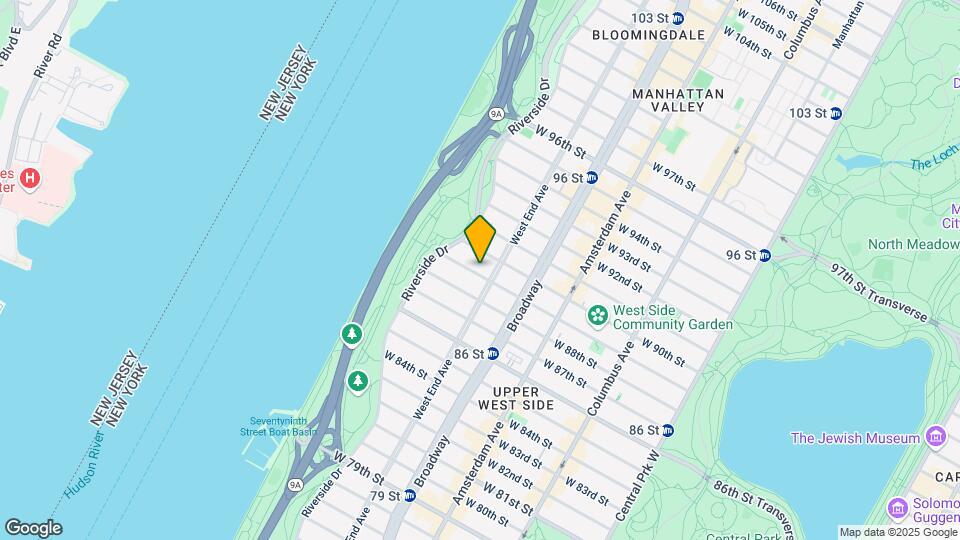 301 W 89th St Map and Location Details