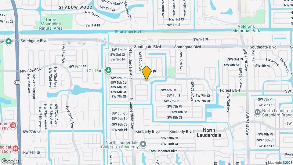 7951 SW 6th St Map and Location Details