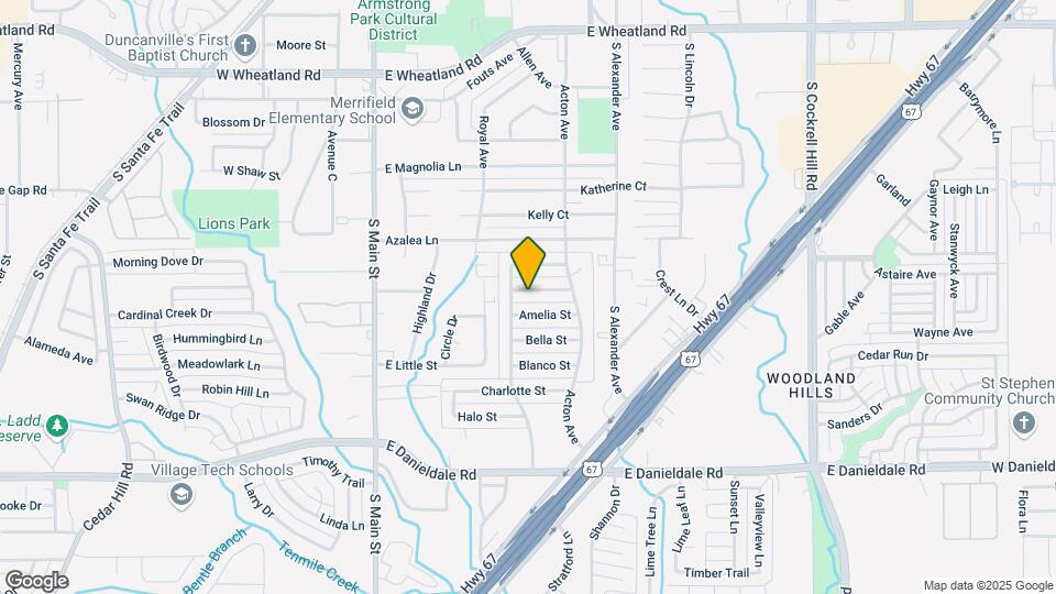 410 Oleander St Map and Location Details