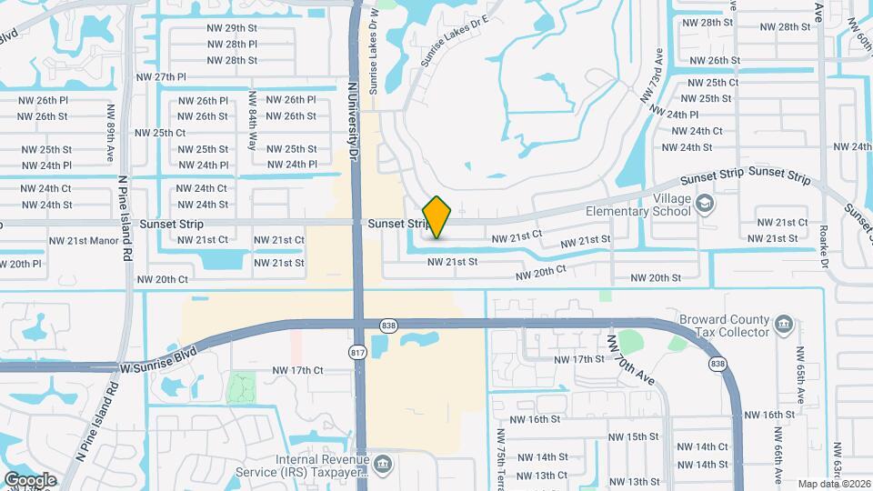 8136 NW 21st Ct Map and Location Details