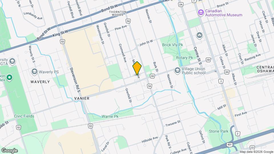 303 Frontenac Av Map and Location Details