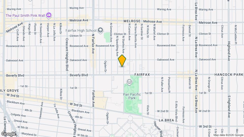 327 1/2 N Stanley Ave Map and Location Details