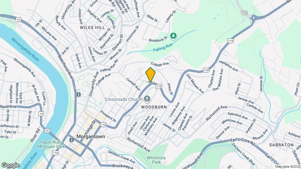 930 Willey St, Unit 1 Bedroom Map and Location Details