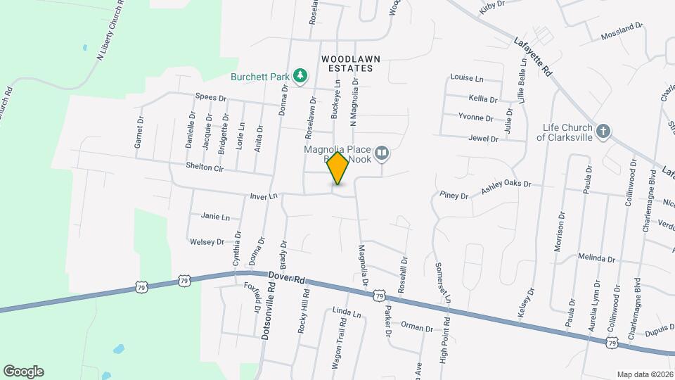 535 Inver Ln Map and Location Details