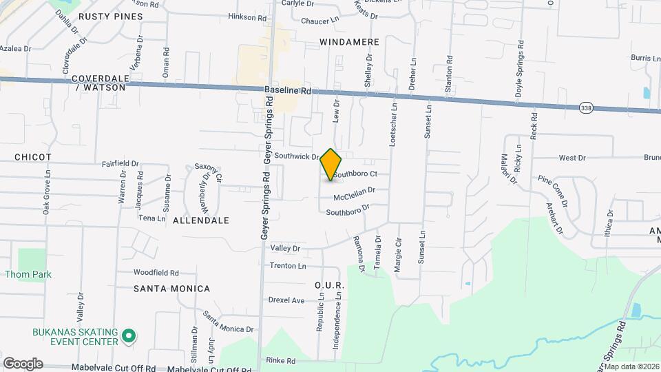 9408 Lew Cir Map and Location Details