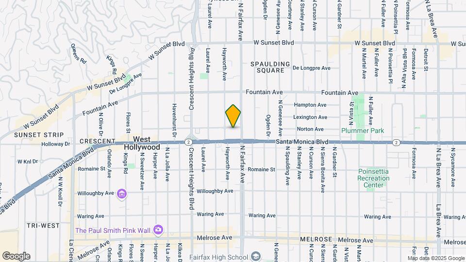 7918 Norton Ave Mapa y Detalles de la Ubicación