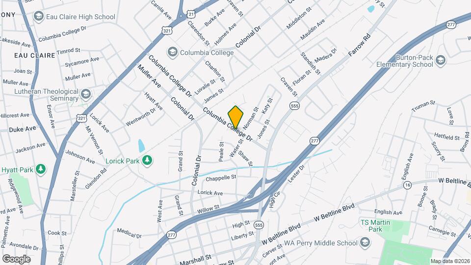 1736 Columbia College Dr Map and Location Details