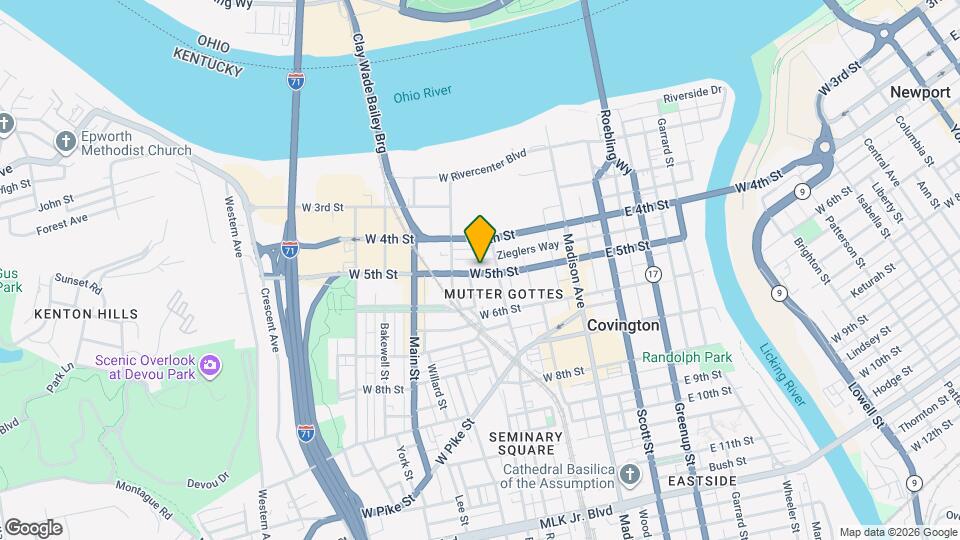 218 W 5th St Map and Location Details