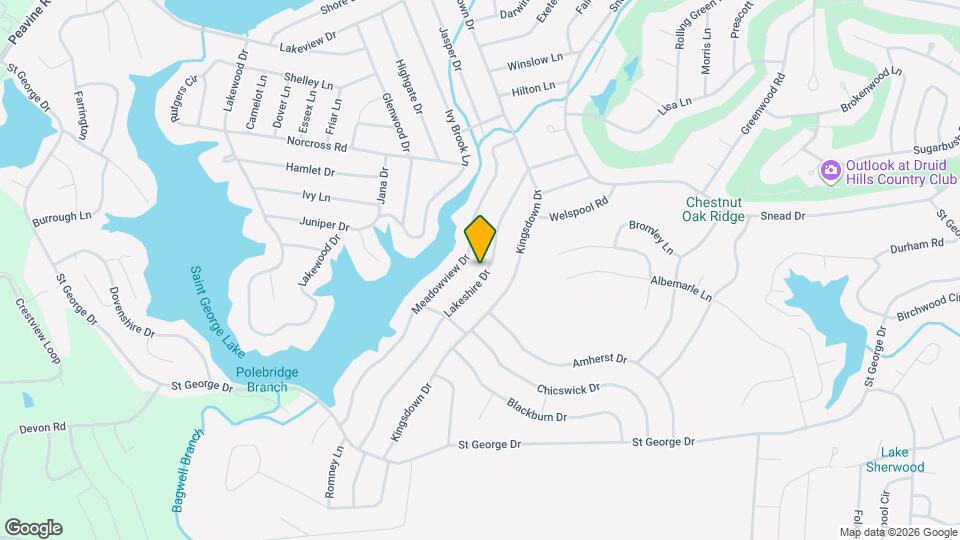 165 Lakeshire Dr Mapa y Detalles de la Ubicación