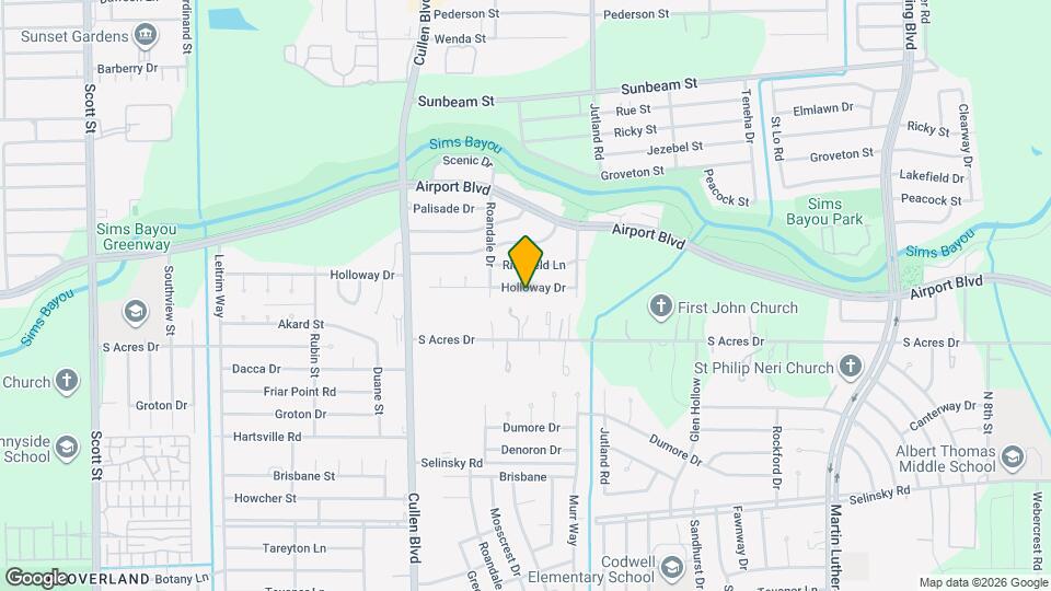 4930 Holloway Dr Map and Location Details