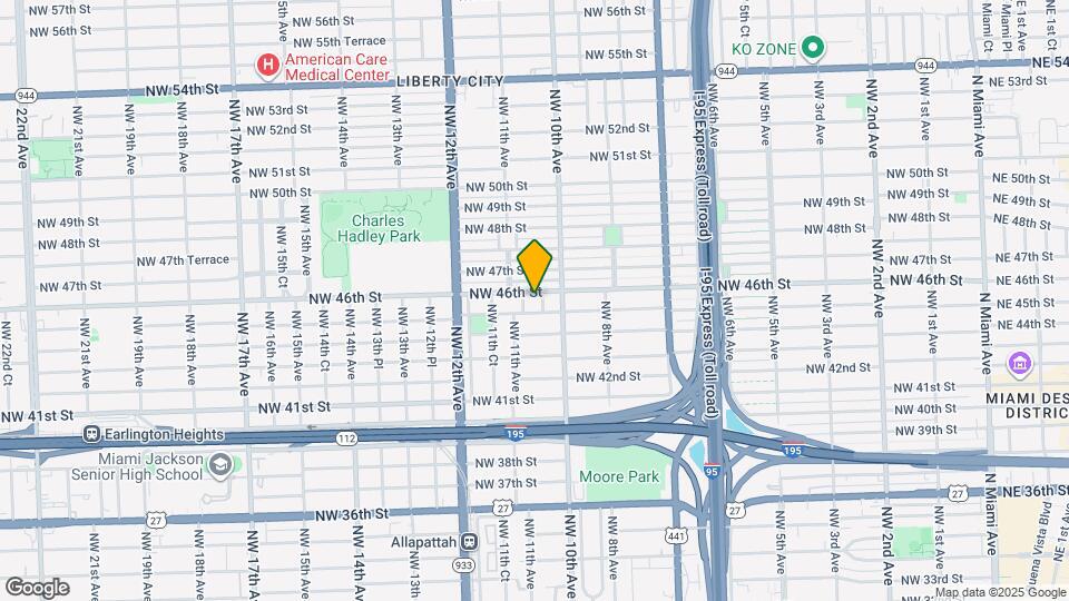 1050 NW 46th St Map and Location Details