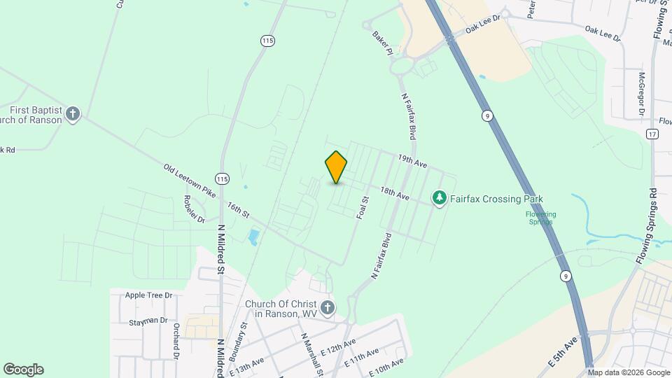 1258 Red Clover Ln Map and Location Details