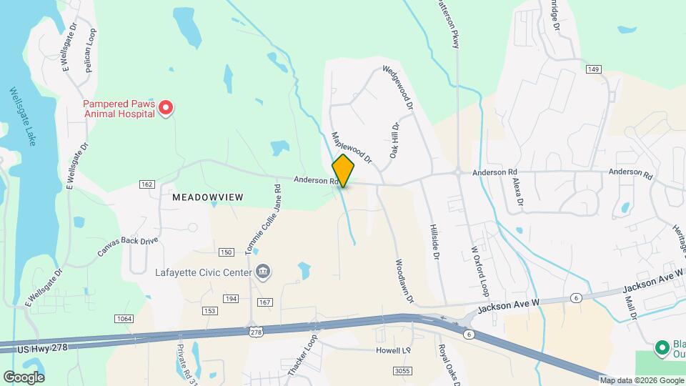 1004 Creekside Pl Map and Location Details