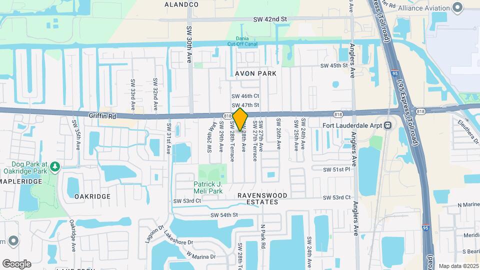 4919 SW 28th Ave Map and Location Details