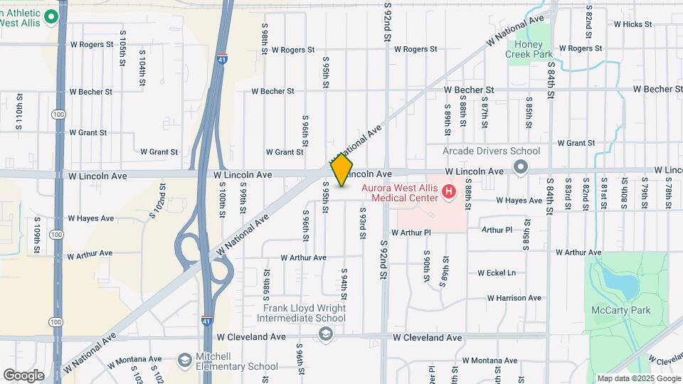 9404 W Hayes Ave Map and Location Details