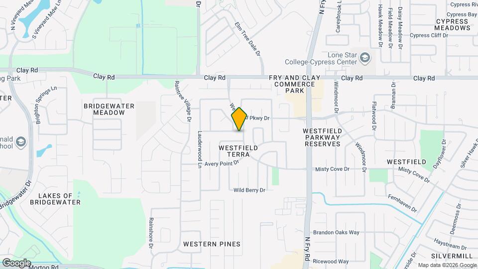 20407 Westfield Estates Dr Map and Location Details