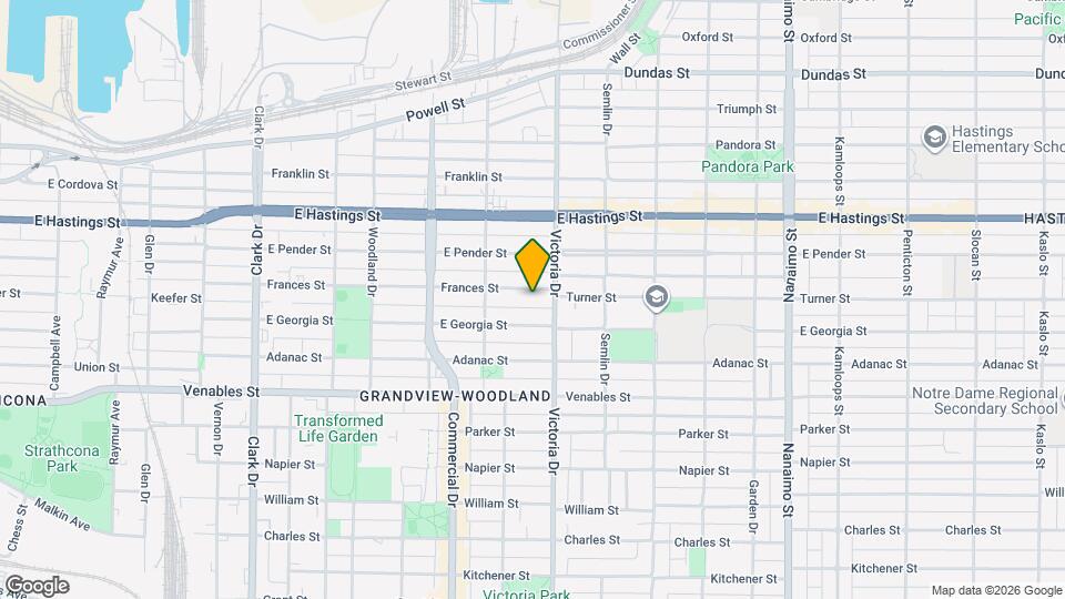 1864 Frances St Map and Location Details