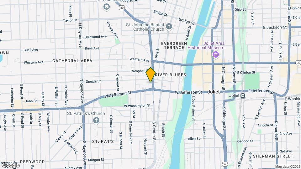 113 N Center St Map and Location Details