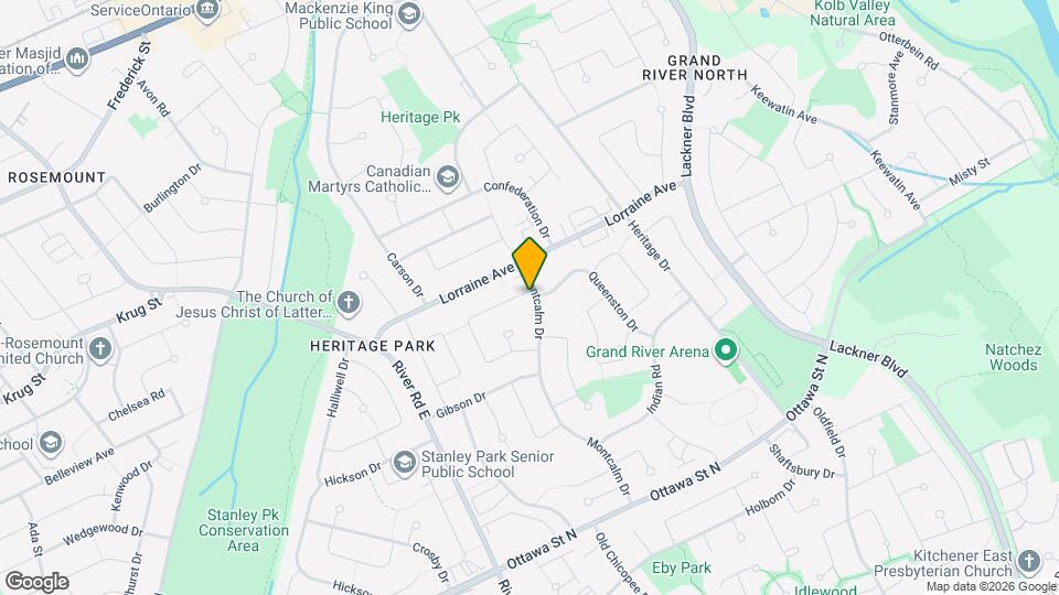 10 Hudson Crescent Map and Location Details