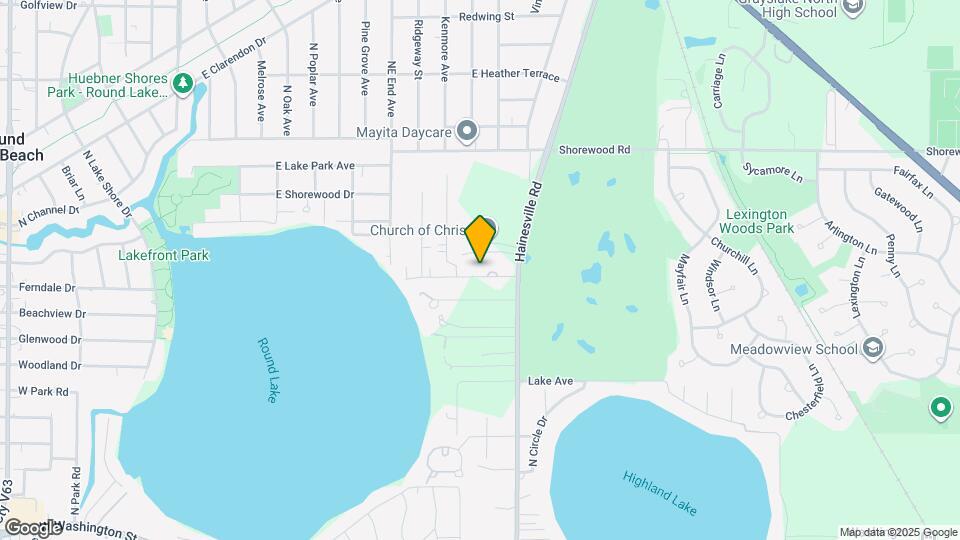 509 E Lake Ave Map and Location Details